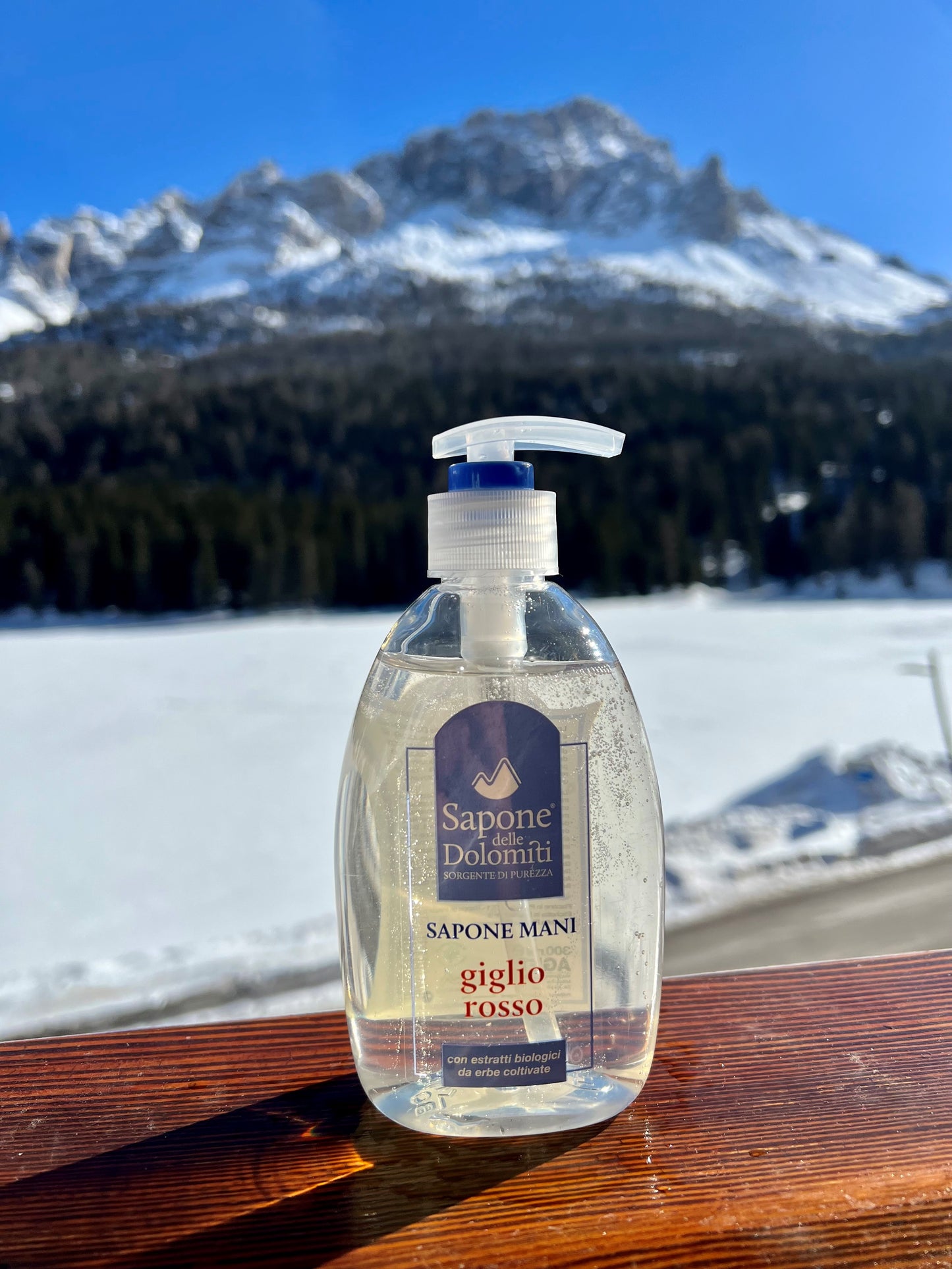 Savon pour les mains au lys rouge